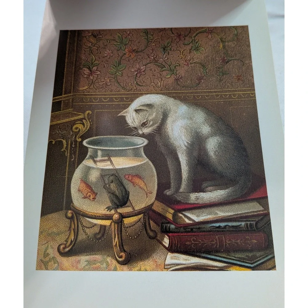 Running Press The Cat Postcard Book Unisex OS Black Excellent 30 Art Portraits